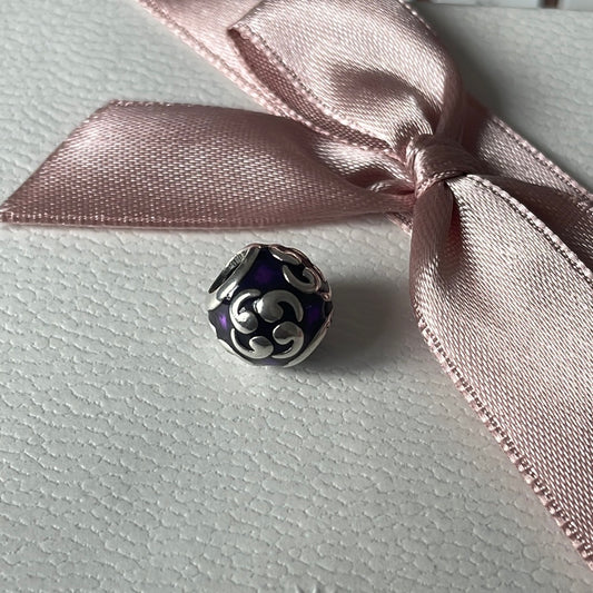 Genuine Pandora Purple Celtic Charm