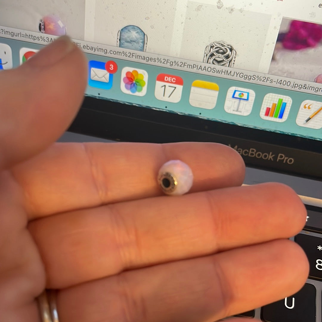 Genuine Pandora Essence Charm Friendship VERY RARE Gem Opal Faceted Stone