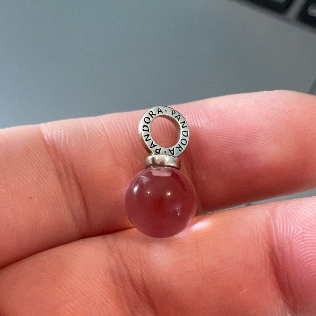 Genuine Pandora Pink Stone Love Potion Dangle
