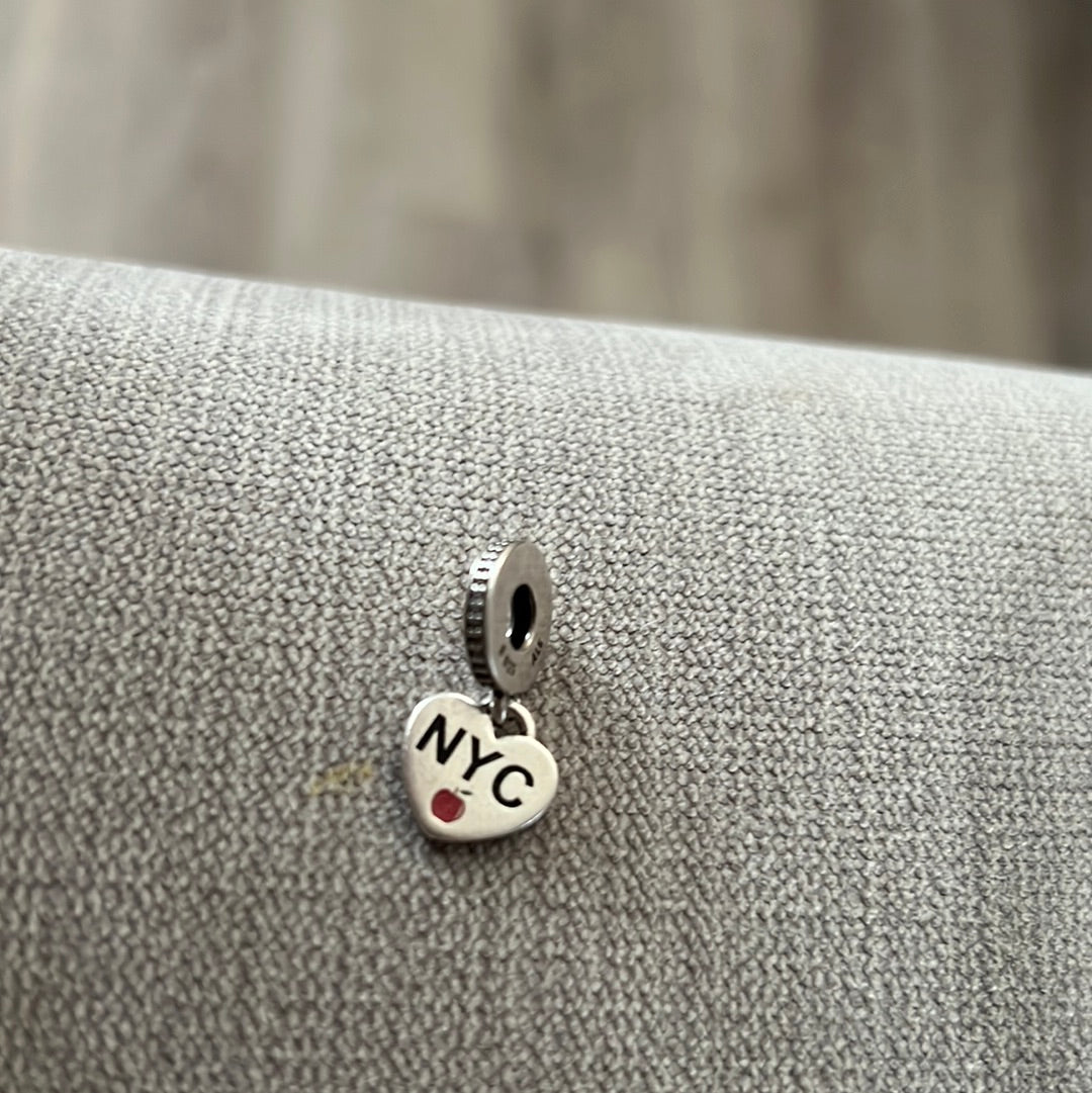 Genuine Pandora New York 2018 Charm Apple Travel Holiday