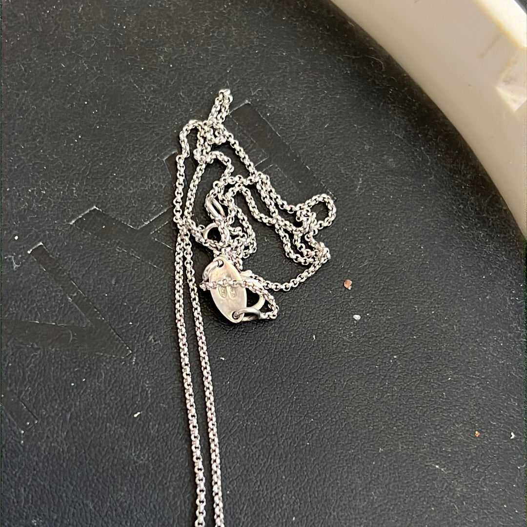 Genuine Nominations Rose Gold Filigree Heart Detail Necklace 44cm