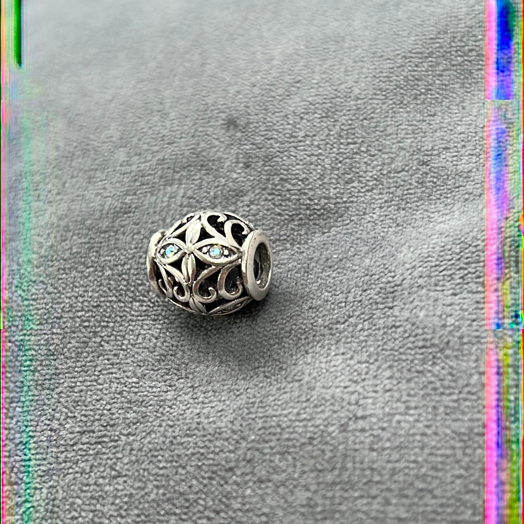 Genuine Chamilia Sparkle Openwork Charm