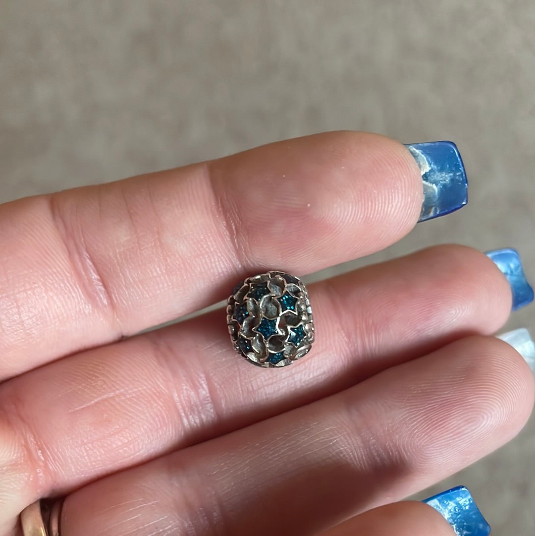 Copy of Pandora Illuminating Stars Sky Two Tone Gold Star Charm Openwork