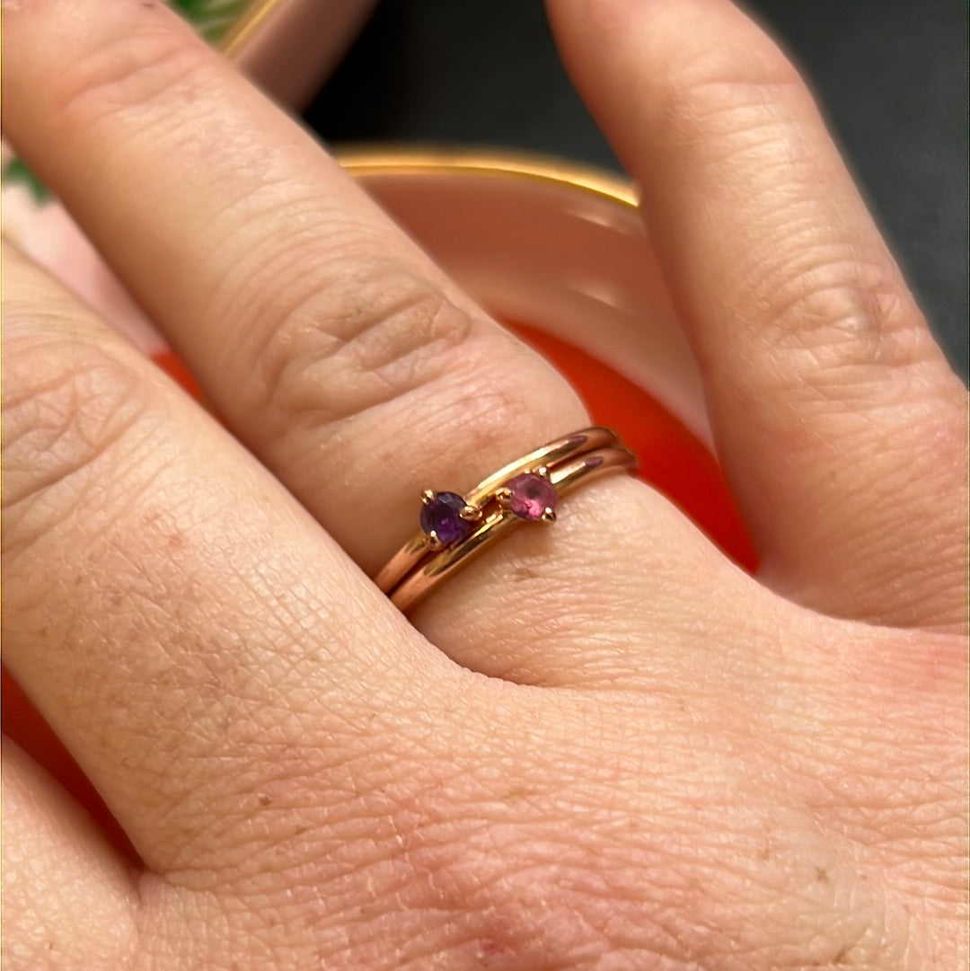 Genuine Pandora Rose Gold Solitaire CZ Ring Size 56