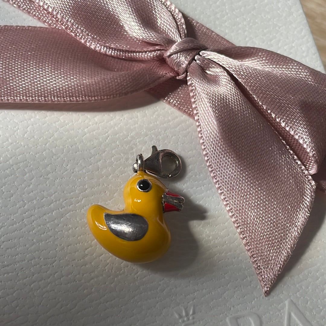Genuine Thomas Sabo Enamel Yellow Duck Duckling Charm