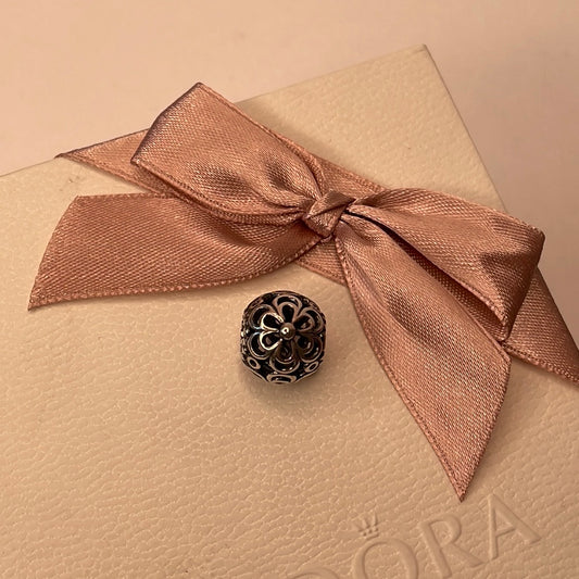 Genuine Pandora Large Flower Openwork Charm