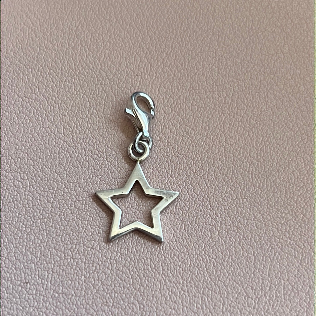 Genuine Thomas Sabo Plain Open Star Clip Pendant Charm