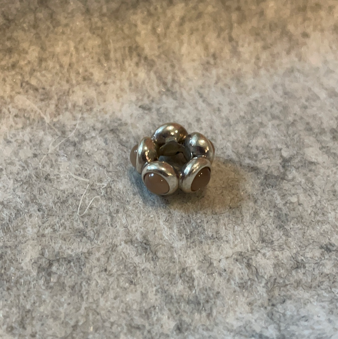 Genuine Pandora Pale Pink Spacer Cabochon