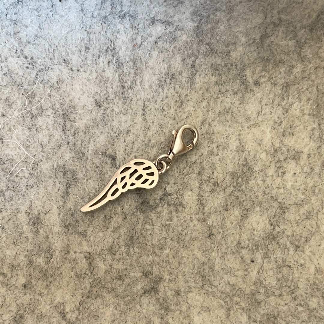 Thomas Sabo Sterling Silver Feather Angel Wing Clip Charm