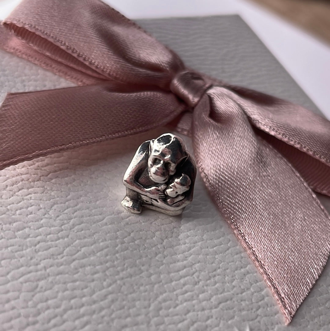 Genuine Pandora Monkey and Monkey Baby Animal Charm