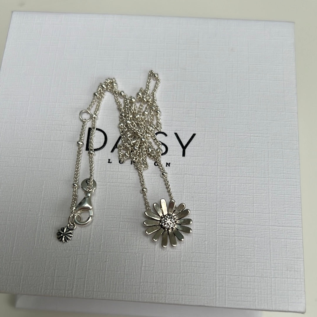 Genuine Pandora Sparkling Daisy 45cm Collier Necklace