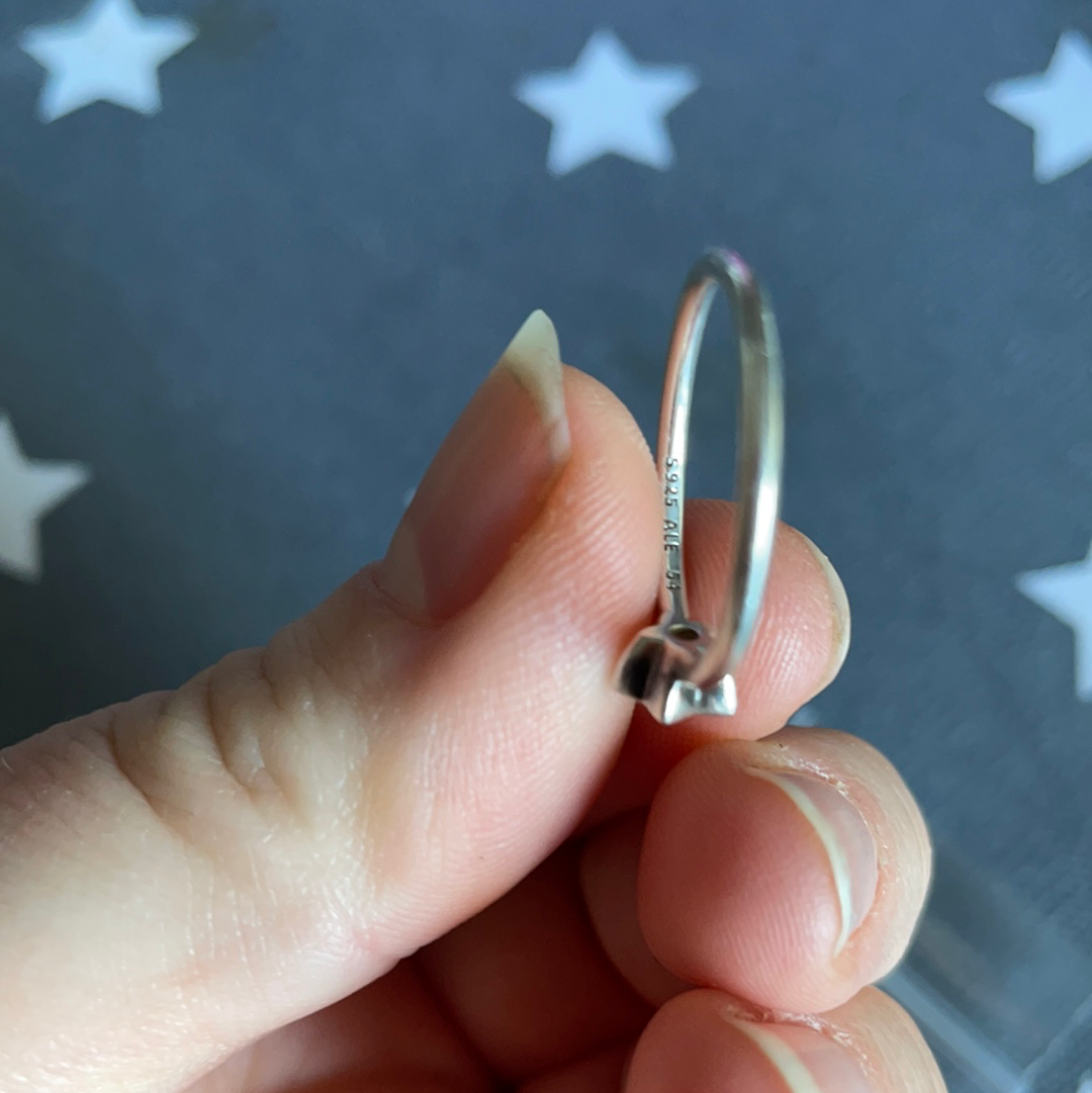 Genuine Pandora CZ Star Ring Stacker Size....