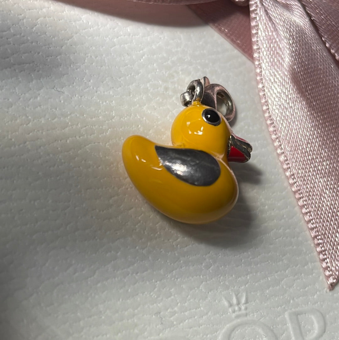 Genuine Thomas Sabo Enamel Yellow Duck Duckling Charm