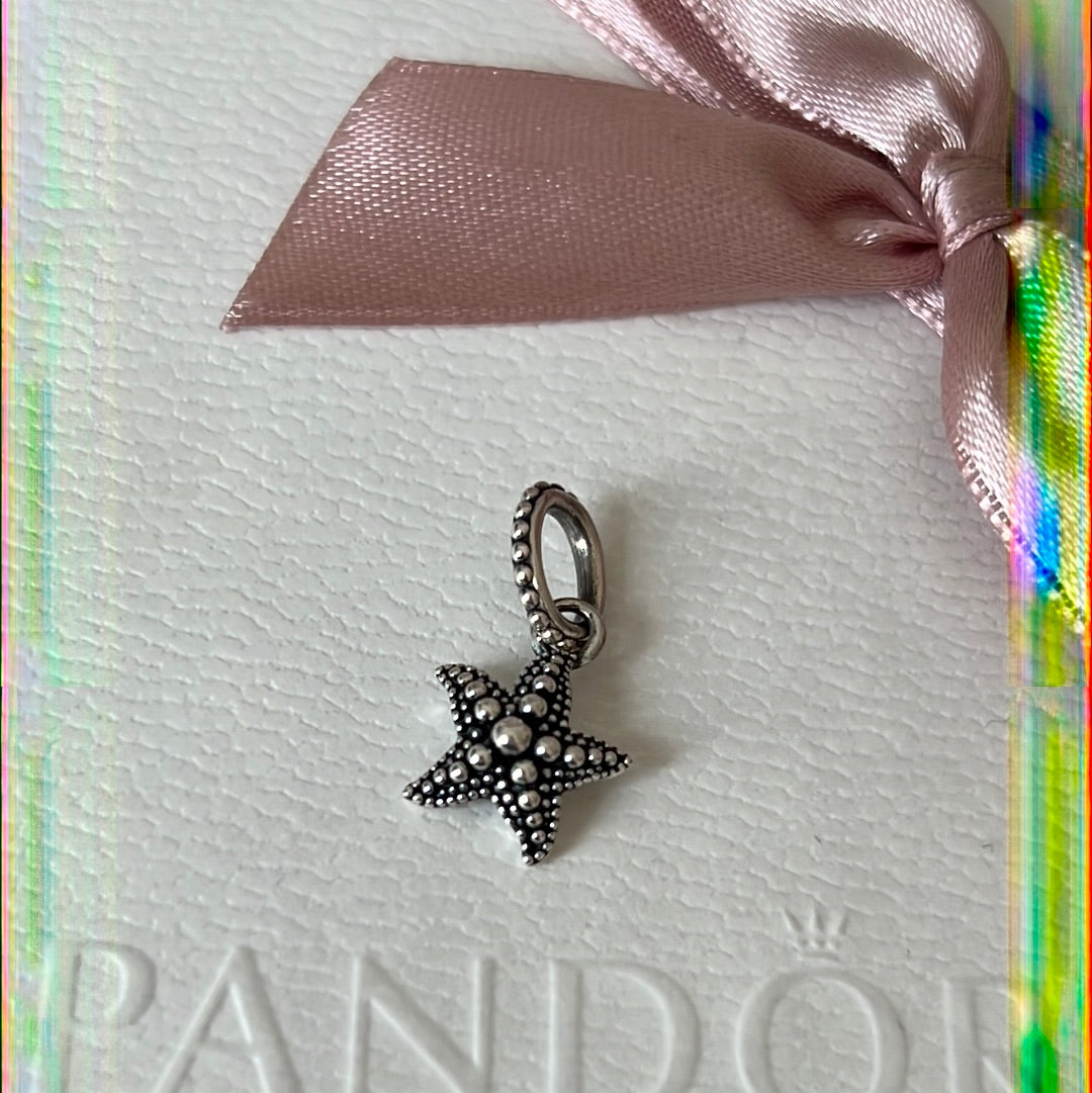 Genuine Pandora Beautiful Starfish Dangle Charm