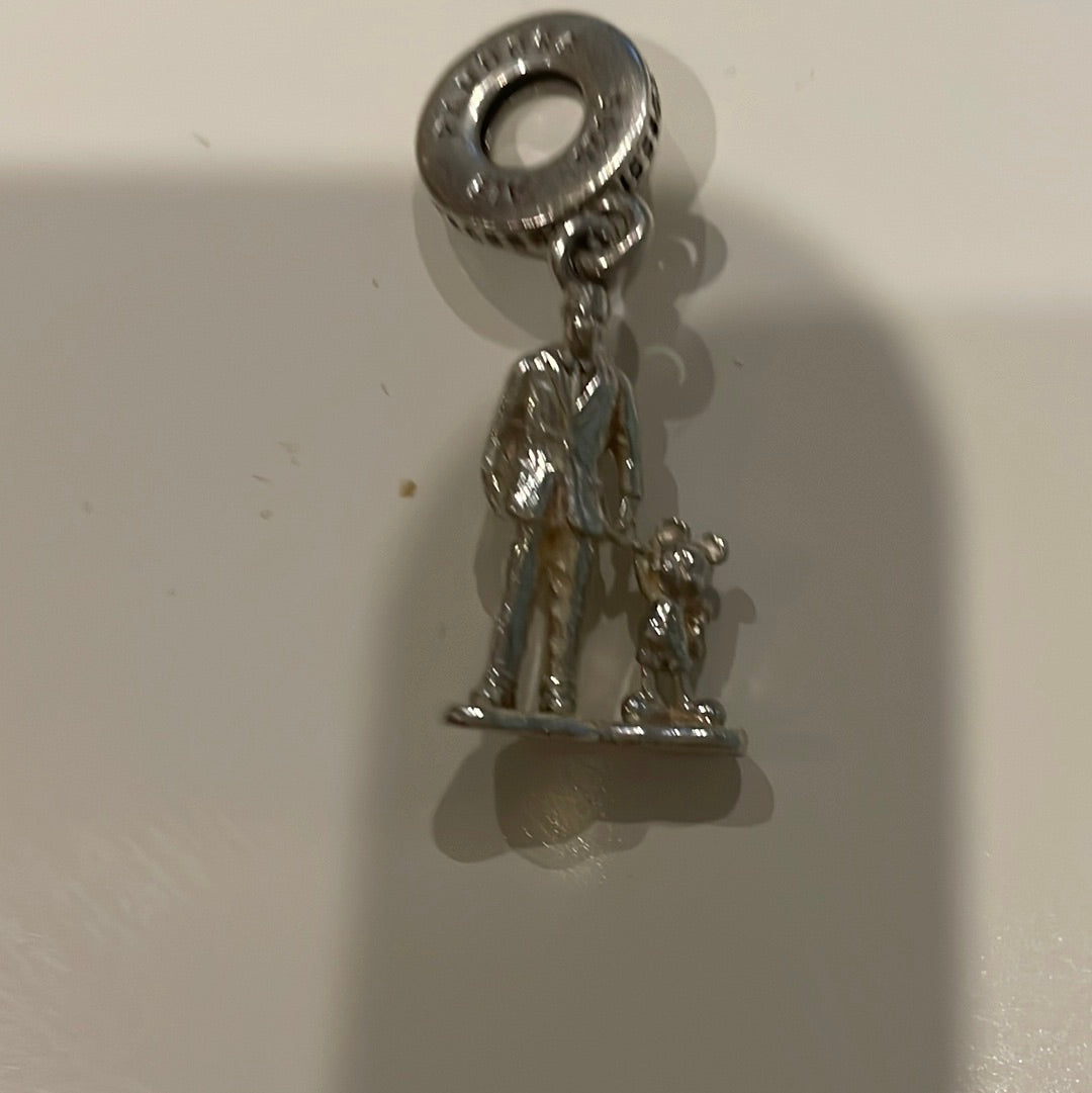 Genuine Pandora Disney Walt Disney and Mickey Mouse Dangle Charm