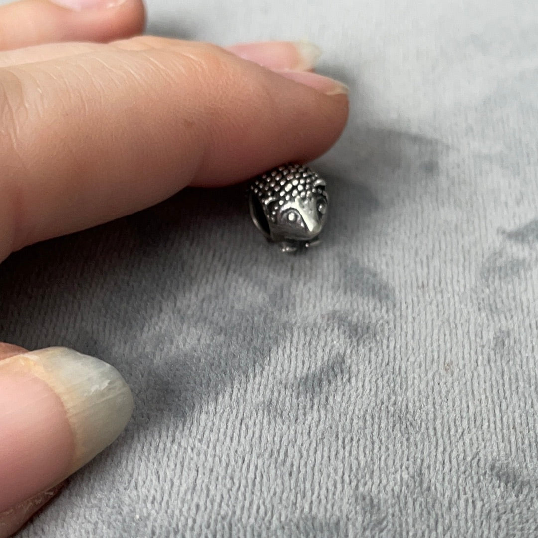 Sterling Silver Hedgehog/ Armadillo Animal Charm
