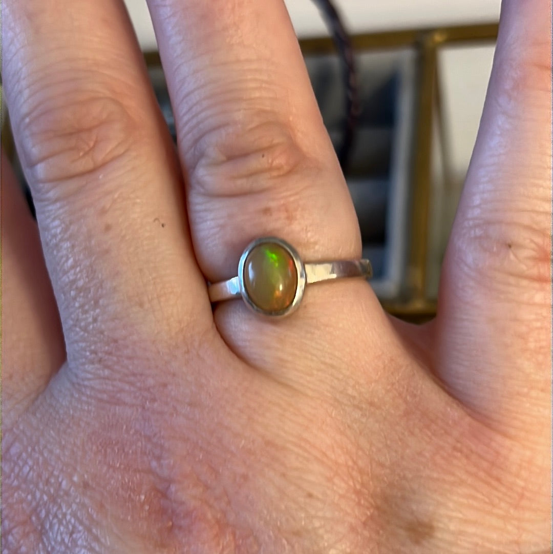 Unbranded But Beautiful Opal Ring in Size 54