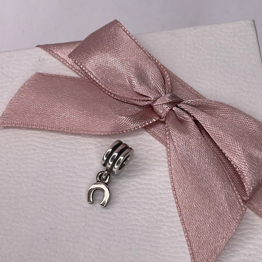 Genuine Pandora Horse Shoe Equestrian Charm Good Luck Wedding Charm