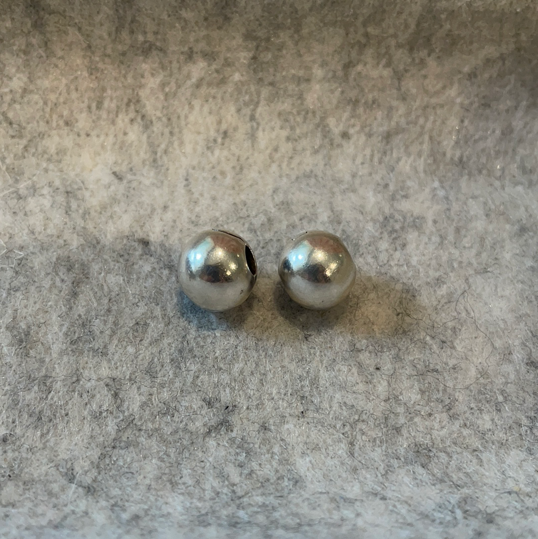 Genuine Pandora Plain Silver Ball Pandora Clips