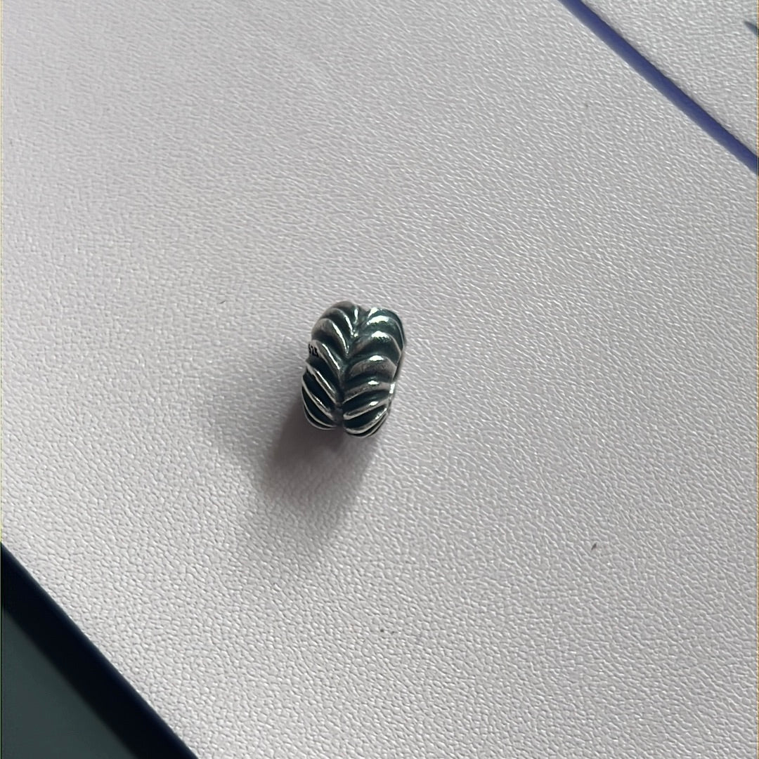 Genuine Pandora Wishbone Line Retired Silver Charm RETIRED