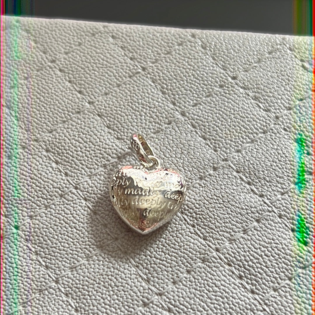 Genuine Links of London Truly Madly Deeply Heart Charm fits on Sweetie Bracelet