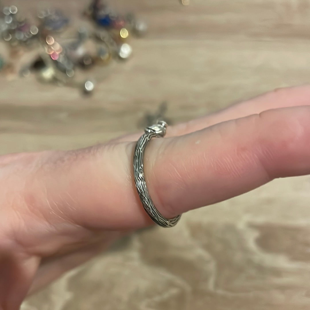 Genuine Pandora Bird on a Branch Ring Size 58