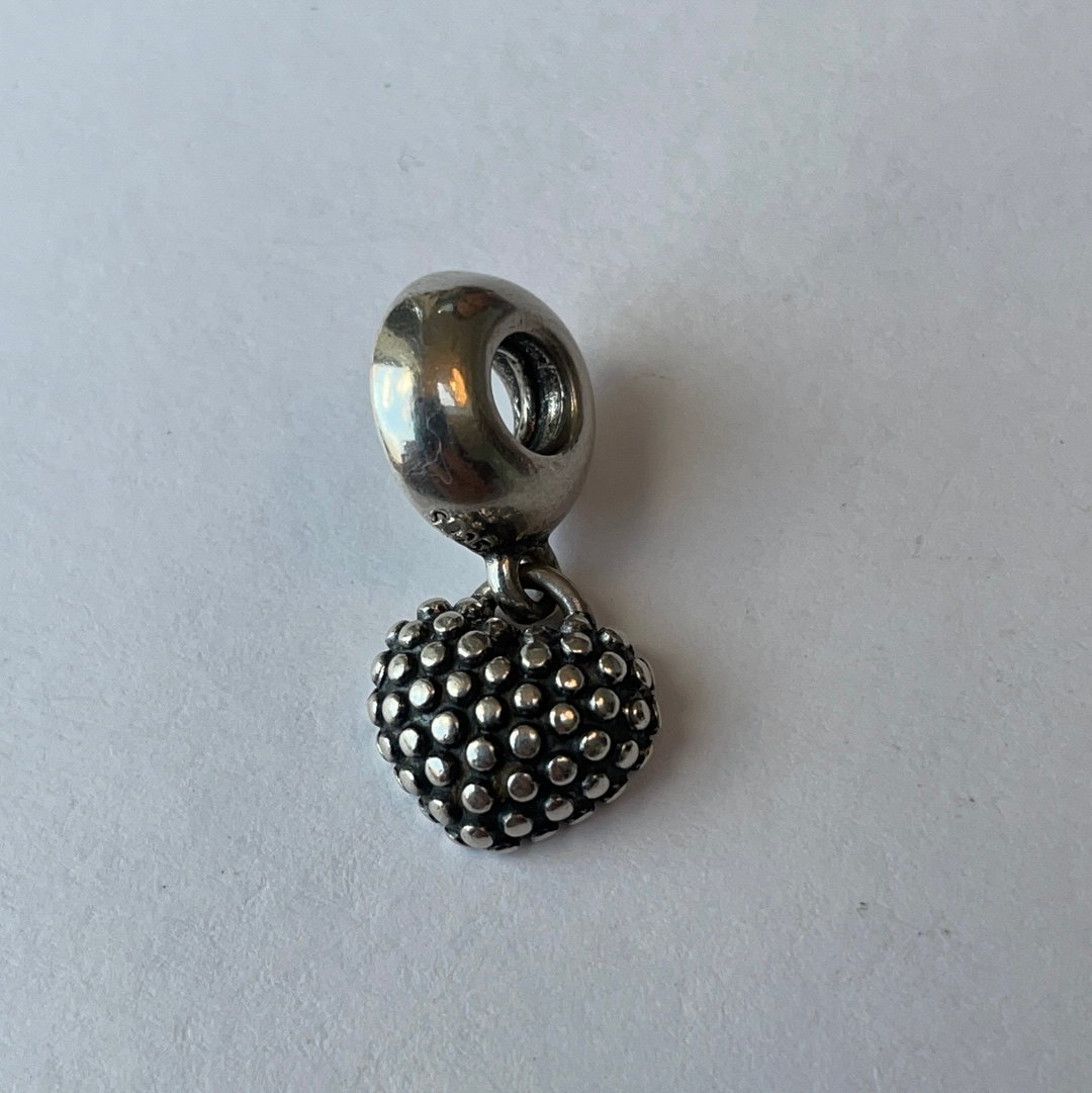 Genuine Pandora Mother Half With Red Enamel Dangle Charm