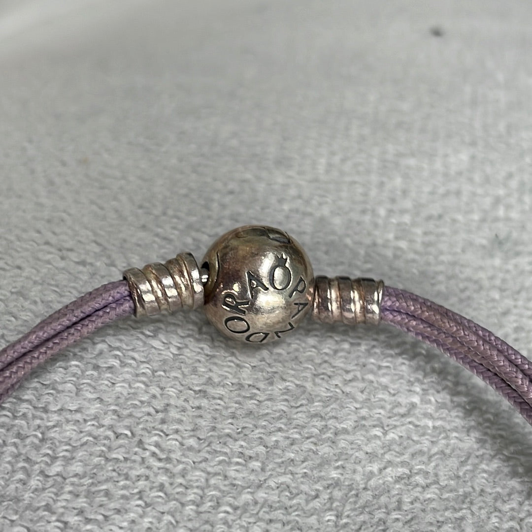 Genuine Pandora Purple String Bracelet....