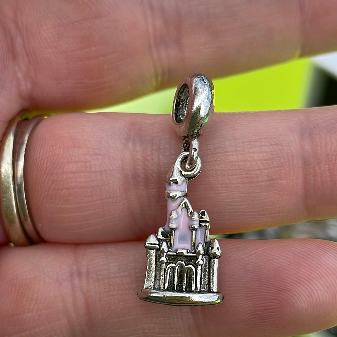 Sterling Silver Disney Parks Enamel Castle