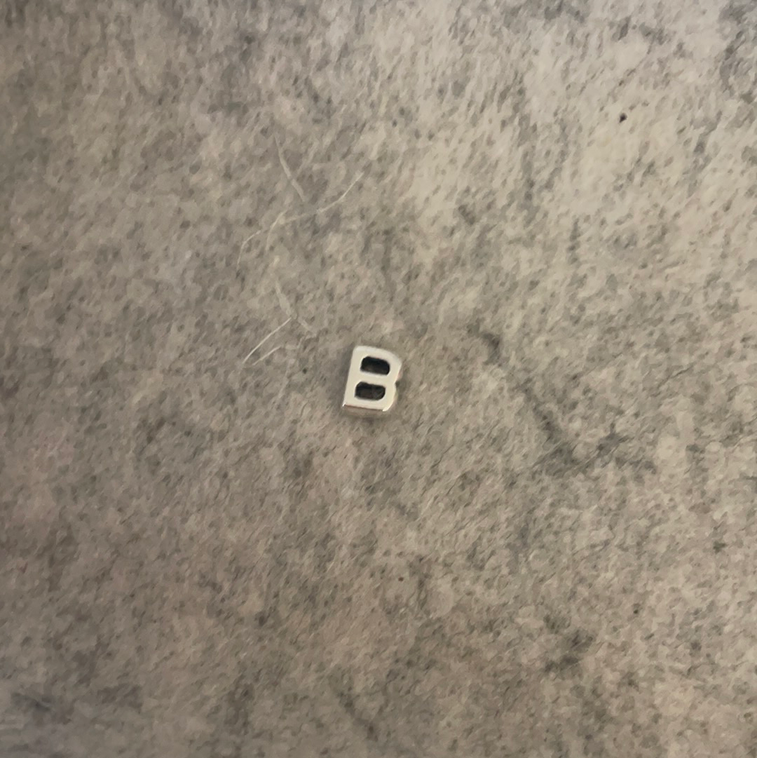 Genuine Pandora B Initial Letter With Hearts Petite Charm