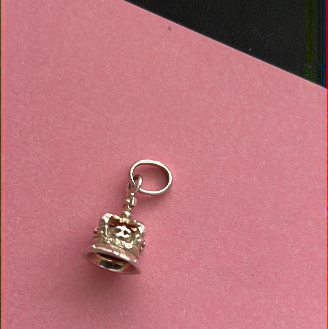Genuine Links of London Sterling Silver London Crown Royal Charm fits RARE on Sweetie Bracelet