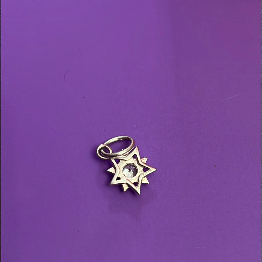 Genuine Chamilia Little Star CZ Dangle Charm