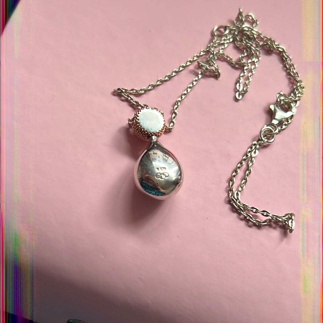 Genuine Links of London Sterling Silver and Gold Masquerade Necklace 50cm