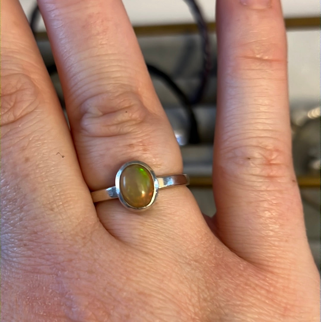 Unbranded But Beautiful Opal Ring in Size 54