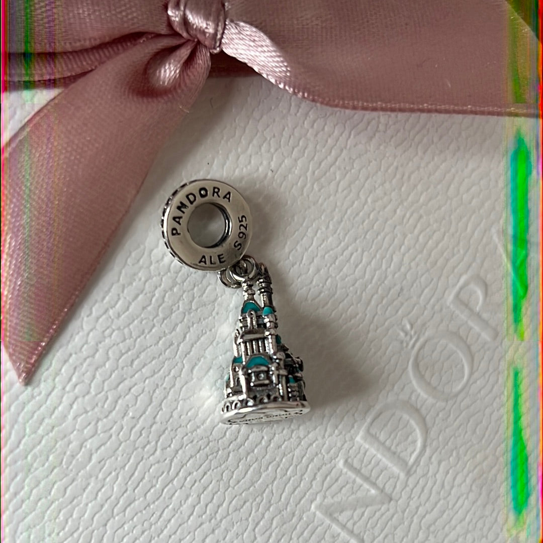 Unbranded Hong King Disney Castle Dangle Charm Disney