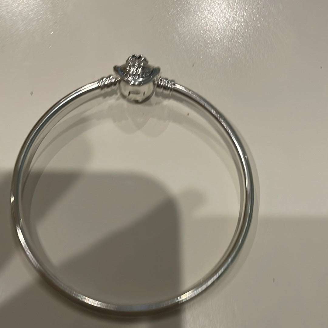 Genuine Pandora Disney Cheshire Cat Alice in Wonderland Bangle 19cm