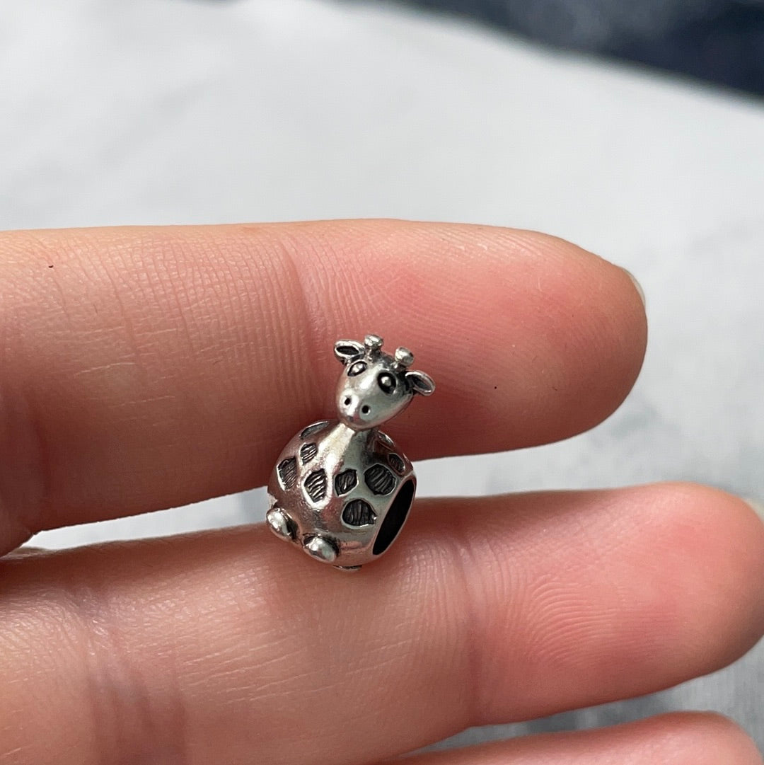 Sterling Silver Giraffe Animal Charm