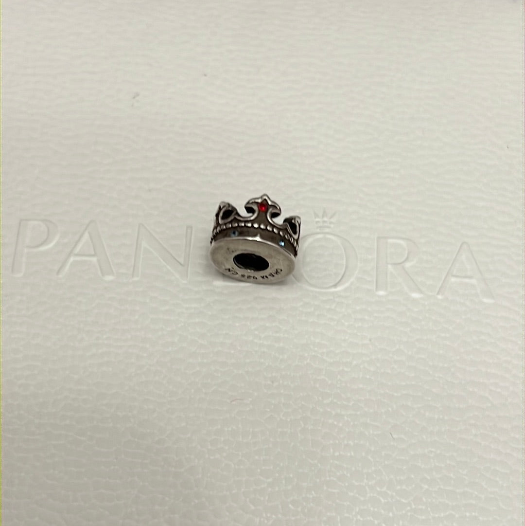 Genuine Chamilia Pave Small Crown Charm