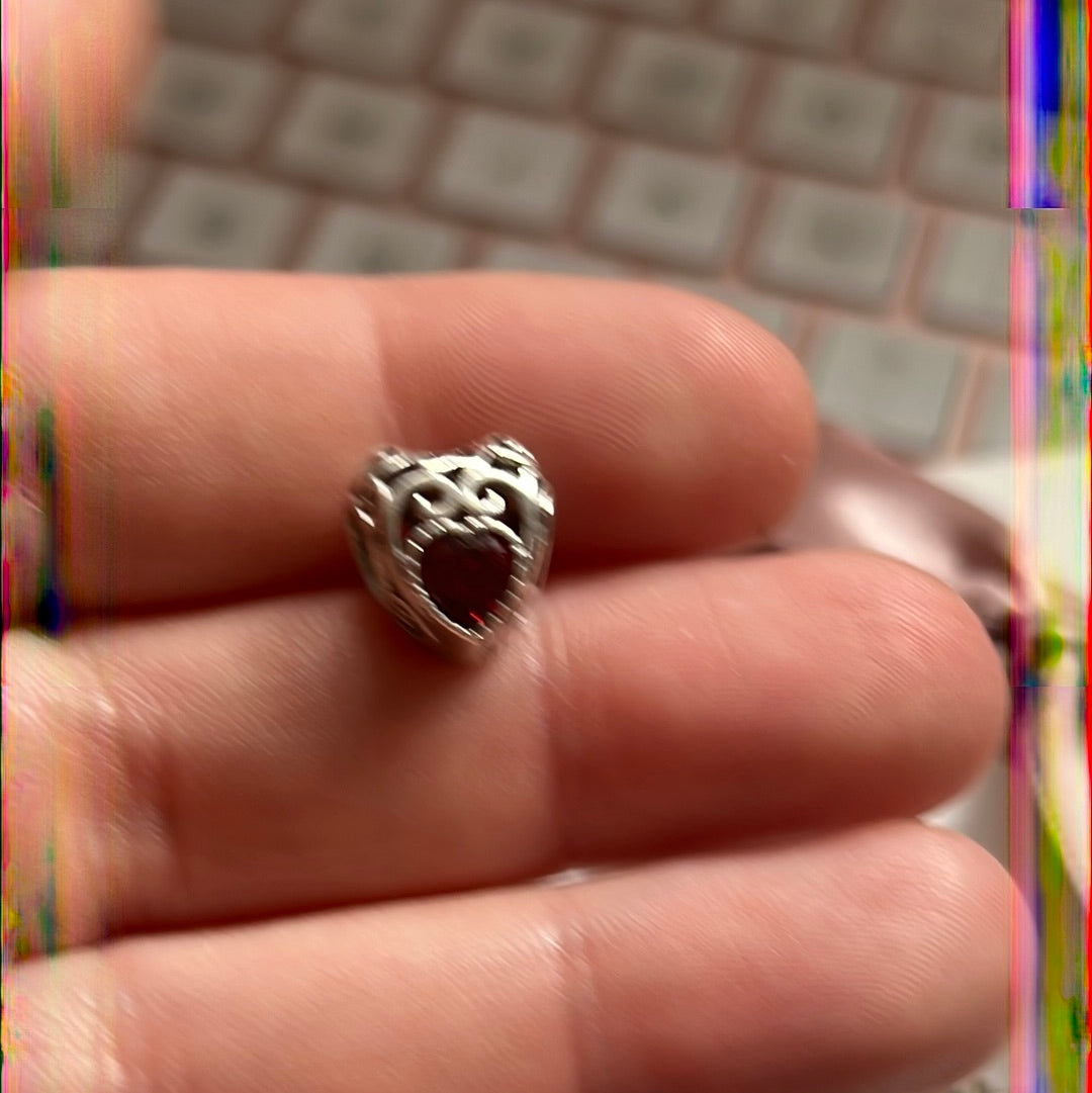 Bundle of 4 Pandora and 3 Sterling Silver Charms Used and Worn or Broken