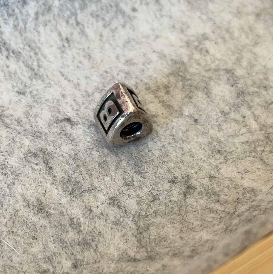 Genuine Pandora Letter B Initial charm